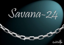 Savana 24 - řetízek rhodium